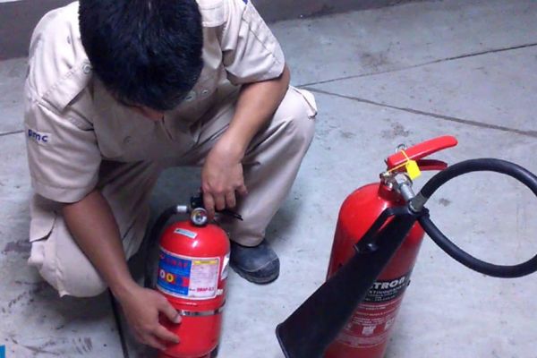 Hướng dẫn sử dụng bình cứu hỏa dạng khí nén CO2