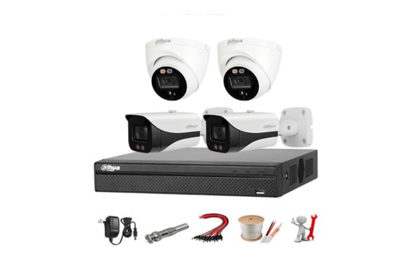 Trọn bộ camera Dahua 4 mắt chính hãng, giá tốt tại Nhật Thực