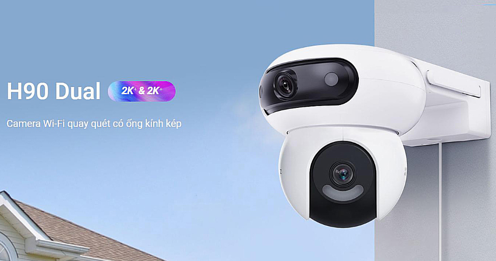 Bán camera mắt kép quay quét 2K+ EZVIZ H90 Dual giá rẻ