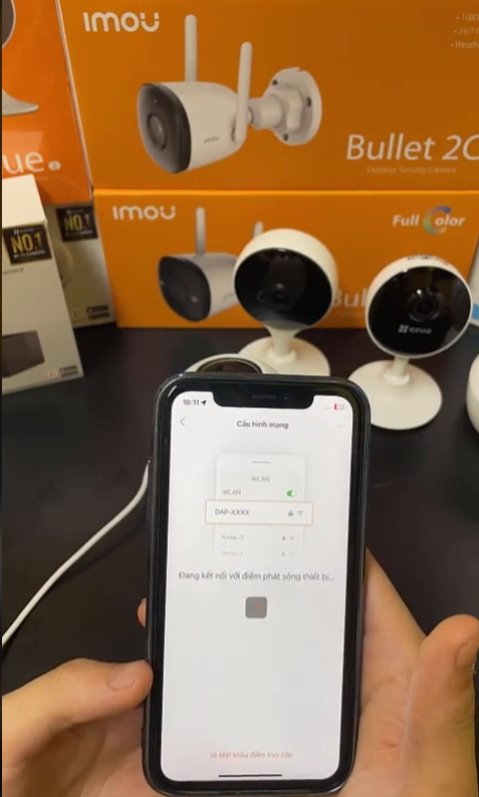 Cấu hình wifi cho camera Imou