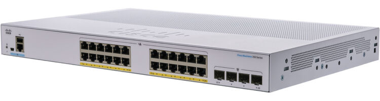 Switch PoE 24 cổng CISCO CBS250-24PP-4G-EU