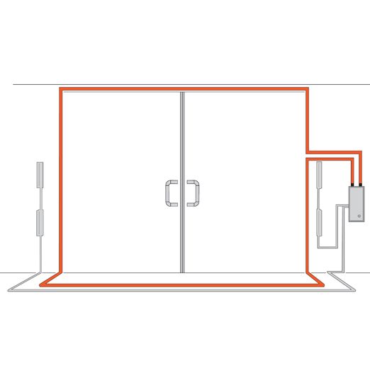 Cổng từ an ninh AM gắn khung cửa Eguard EG-6000C