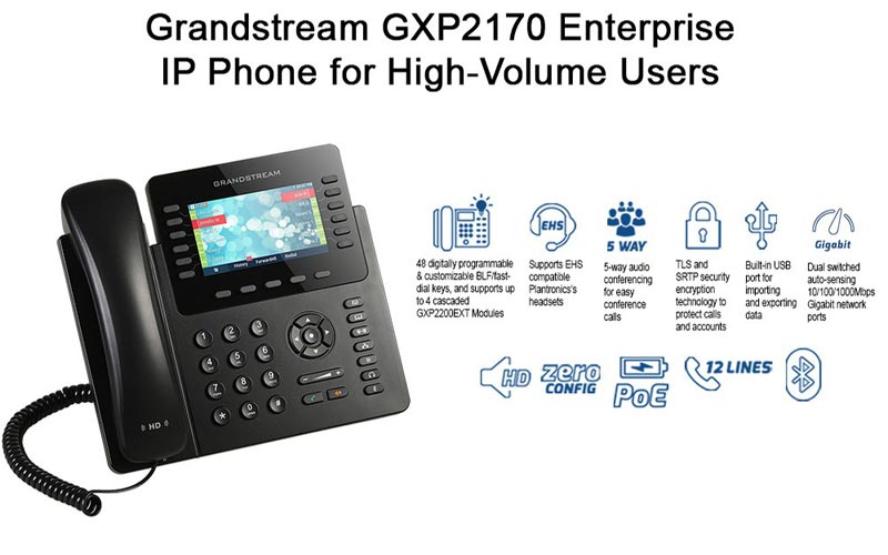 Điện thoại IP Grandstream GXP2170