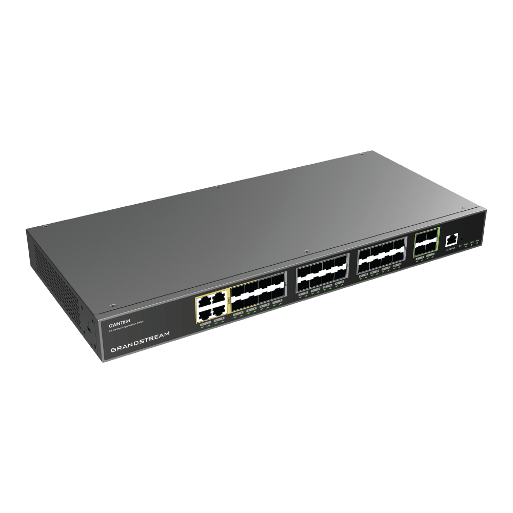 GWN7831 - Switch L3 Core Quang 28 Cổng SFP 10G SFP/Giga