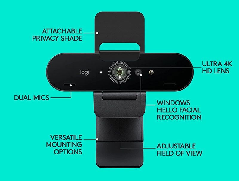 Webcam Logitech BRIO Ultra HD Pro