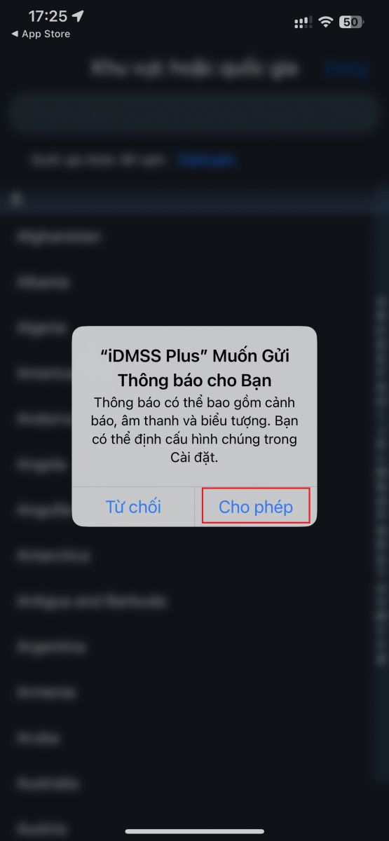 Cấp quyền truy cập cho idmss