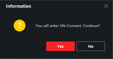 Biểu tượng login Hikconnet