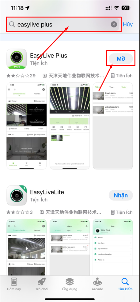 Phần mềm EasyLive Plus