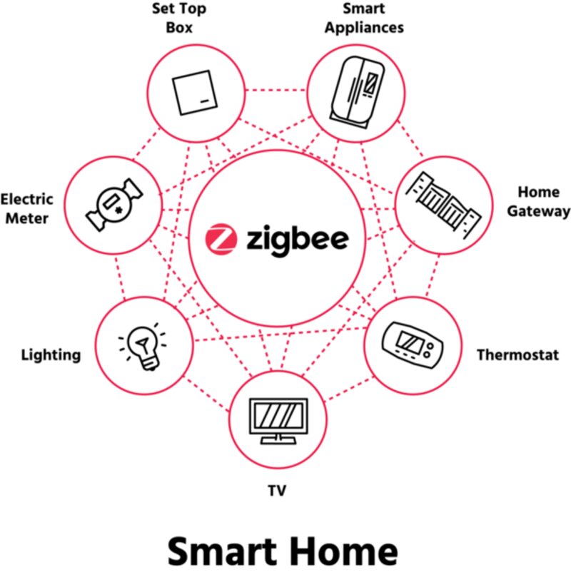 Các thành phần trong hệ thống mạng Zigbee