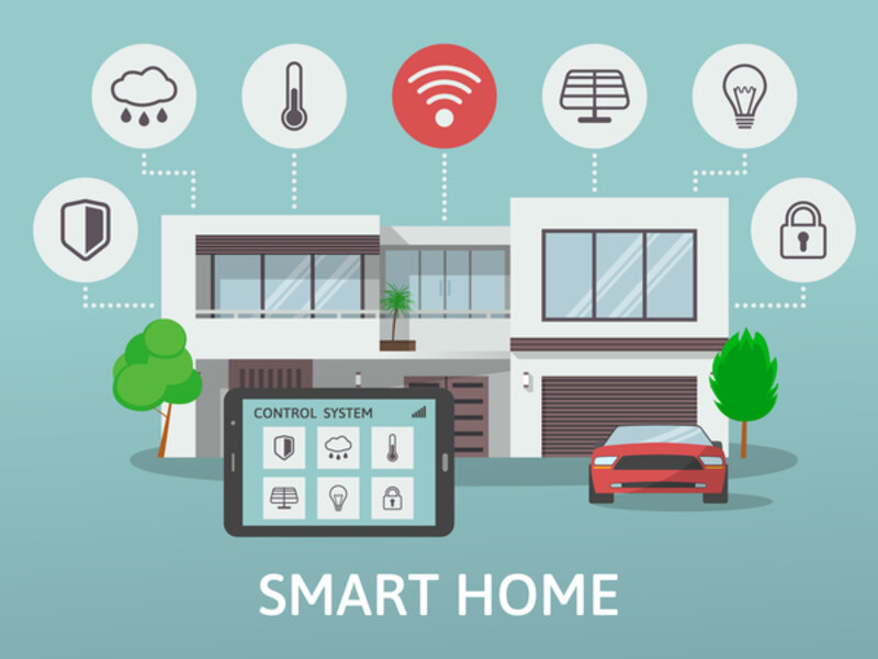 Bạn có thể điều khiển rèm cửa và các thiết bị khác trong Smart Home bằng điện thoại