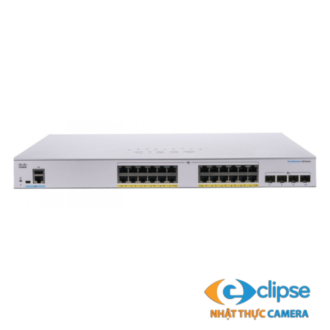 Switch PoE 24 cổng CISCO CBS350-24P-4G-EU