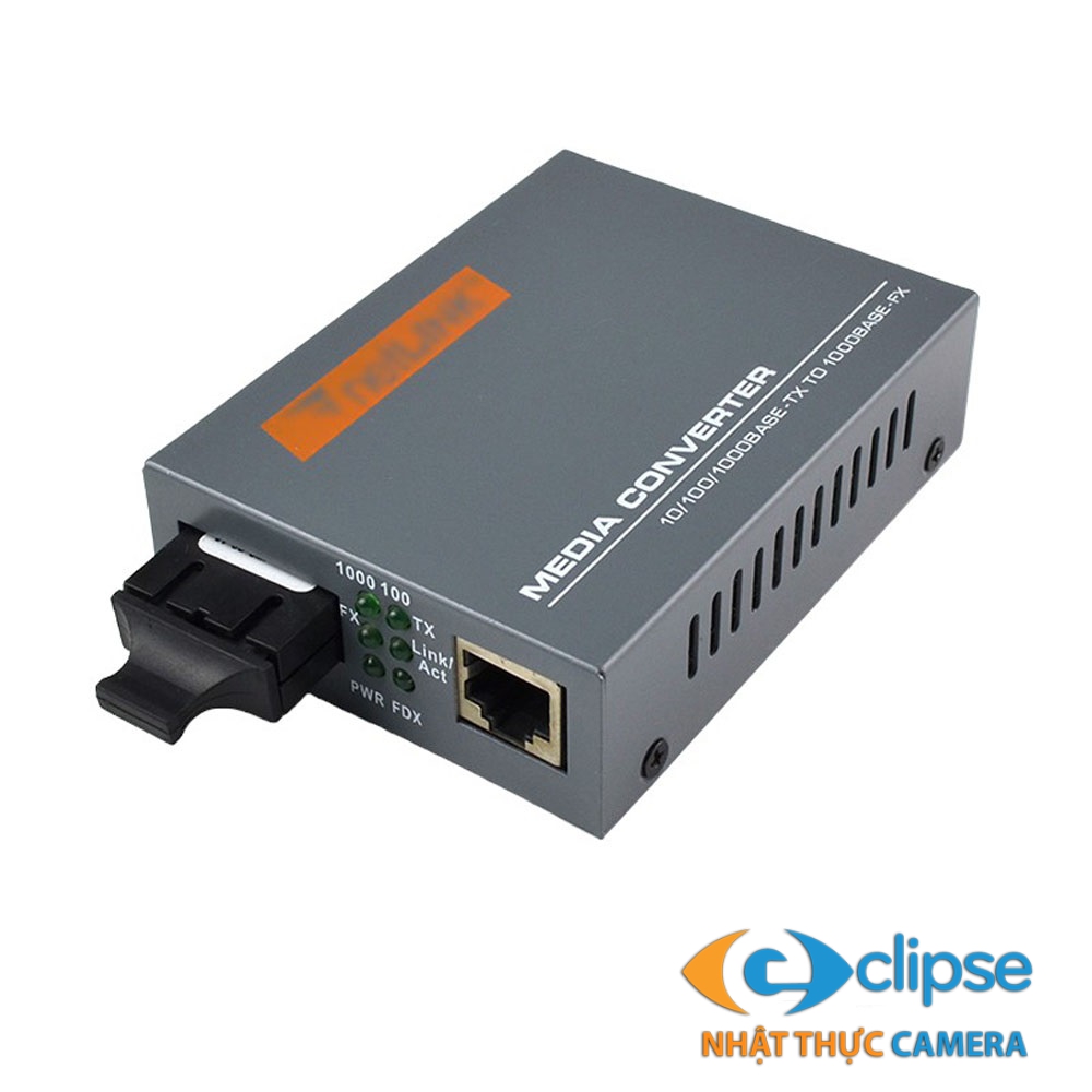 Converter quang Single Mode Netlink 1000Mps HTB-GS-03 (2 sợi)