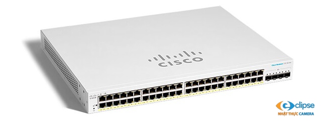 Switch PoE 48 cổng CISCO CBS220-48P-4G-EU