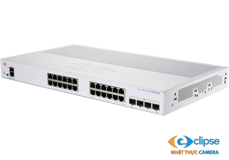 Switch PoE 24 cổng CISCO CBS350-24T-4G-EU