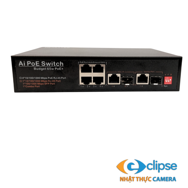 Switch POE Nettek NT-P42G2S