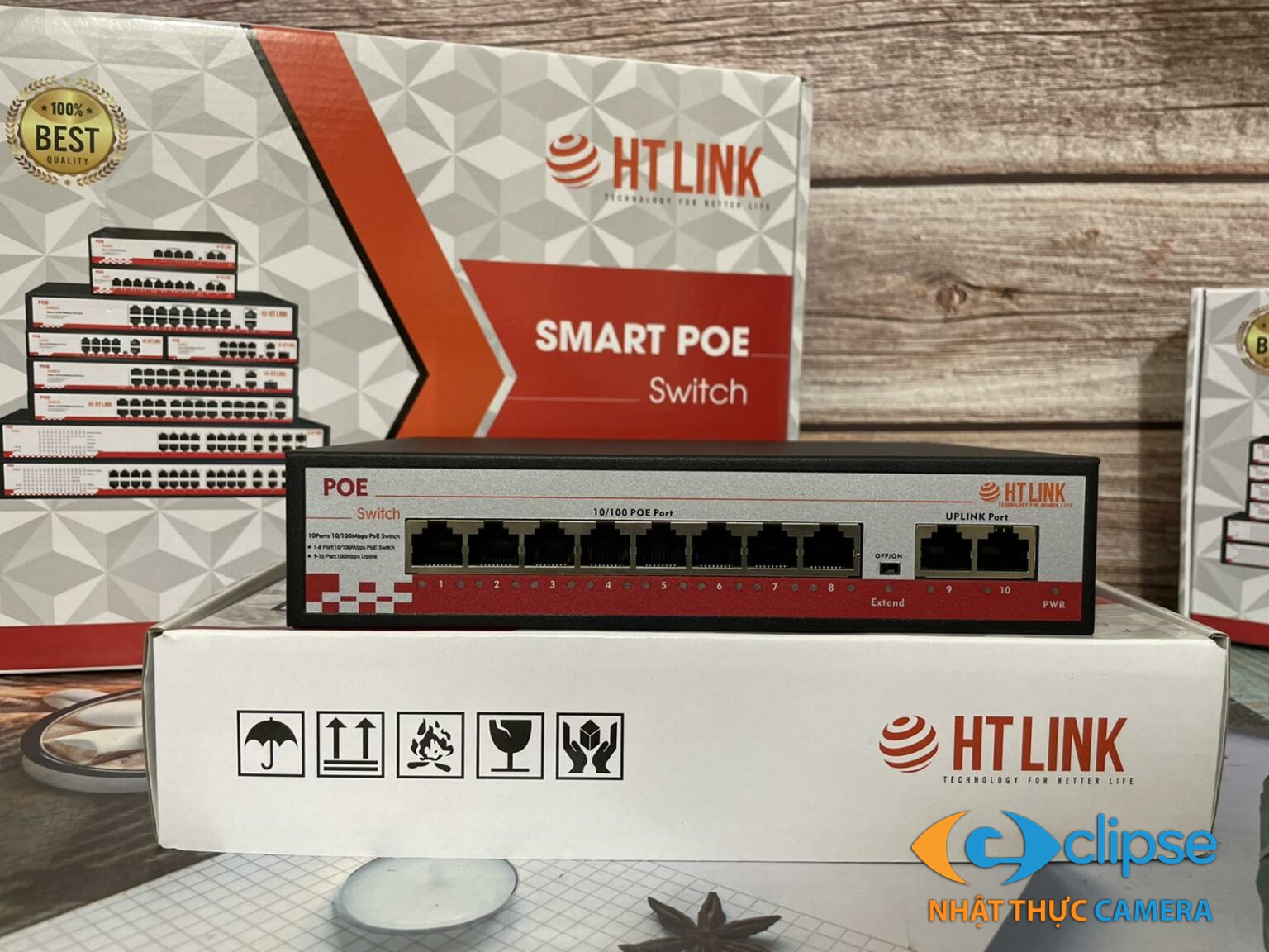 Switch POE 8 cổng Htlink HT-82FP