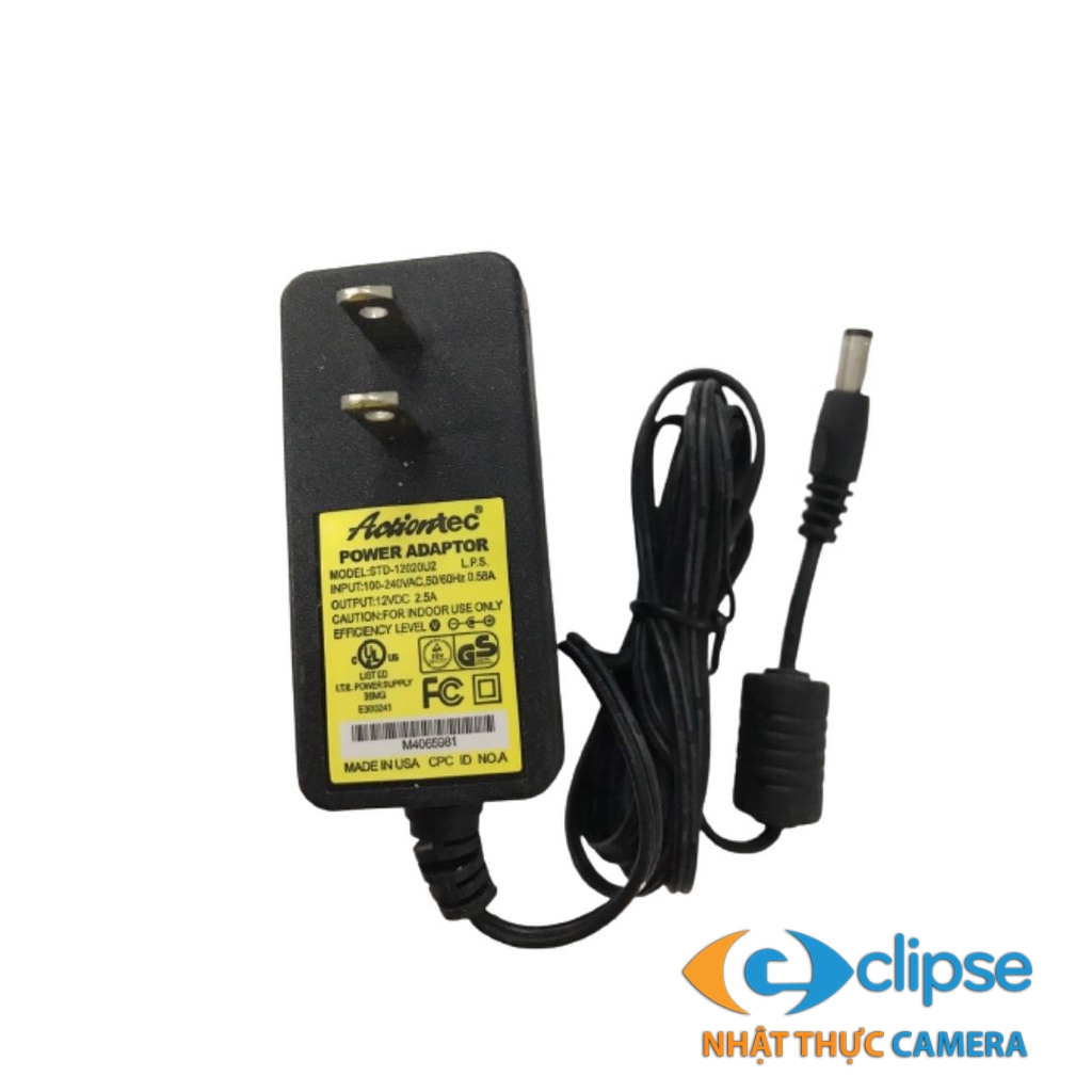 Adaptor 220VAC/12VDC/5Amp Switching