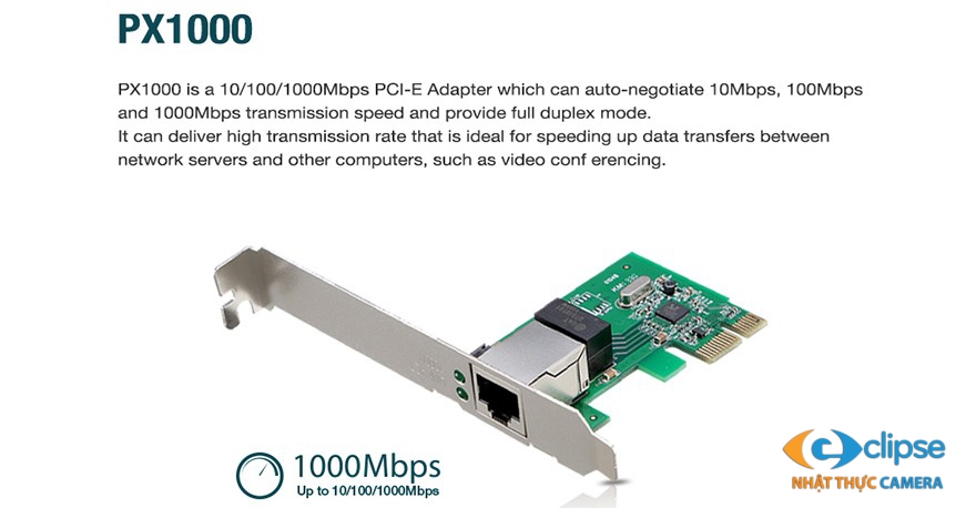 Card mạng PCI-E Gigabit PX1000