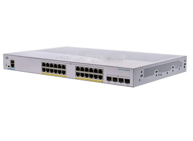 Switch PoE 24 cổng CISCO CBS250-24P-4X-EU