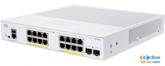 Switch PoE 16 cổng CISCO CBS350-16P-E-2G-EU