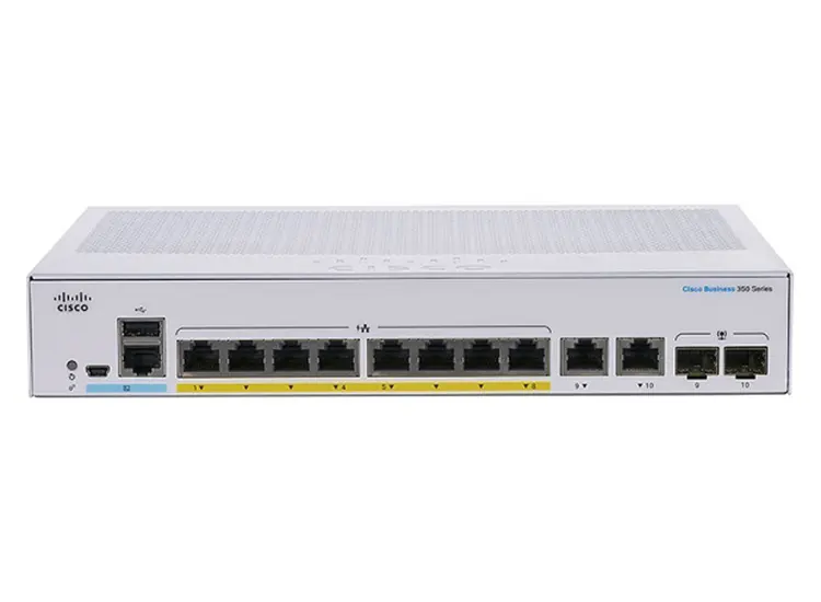 Switch PoE 8 cổng CISCO CBS350-8FP-E-2G-EU