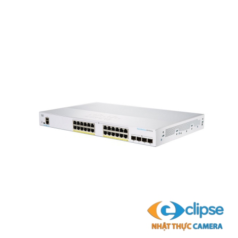 Switch PoE 24 cổng CISCO CBS220-24P-4X-EU