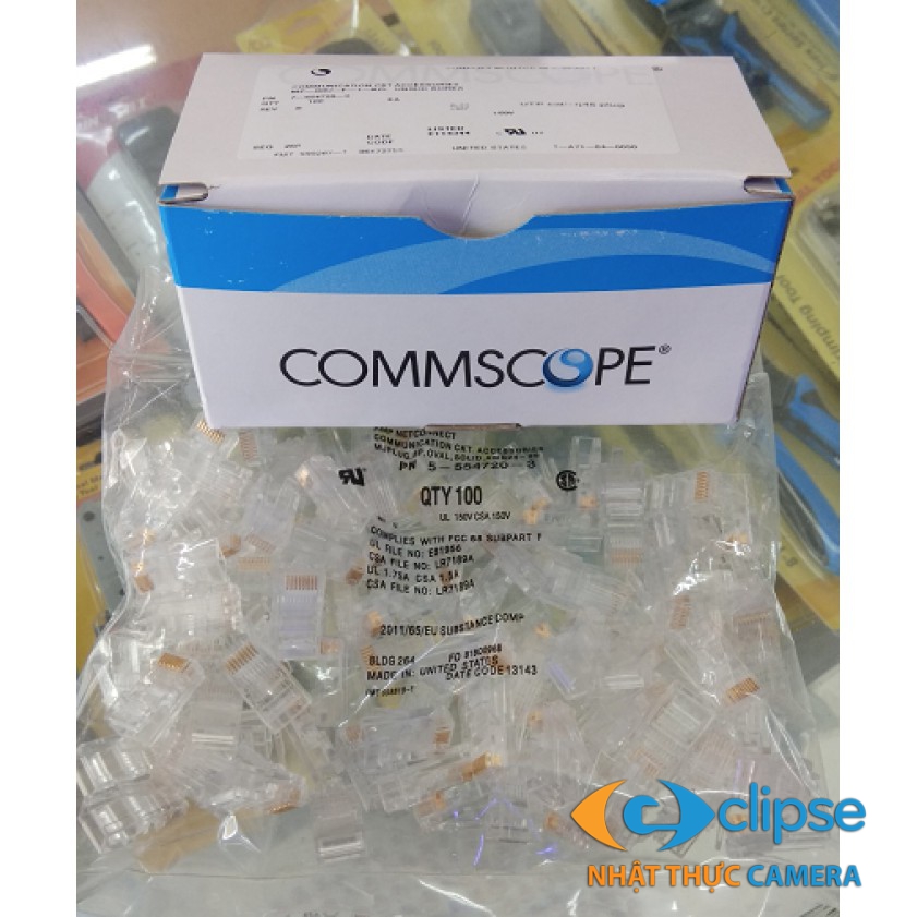 Hạt mạng AMP/COMMSCOPE Cat6 NK, RJ45