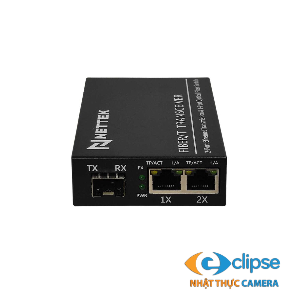 Bộ chuyển đổi quang diện dùng module SFP NETTEK NT-1G2E-SFP