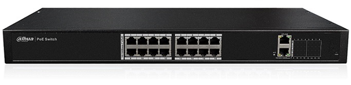 Switch POE 16 cổng dahua PFS4018-16P-250