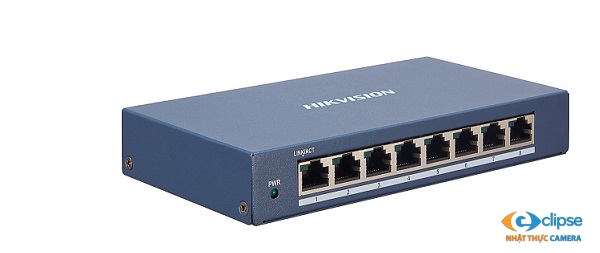 Switch POE 8 cổng Hikvision DS-3E1508-EI