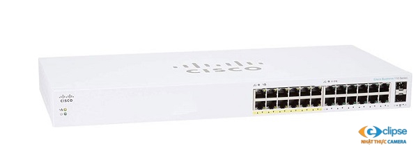 Switch PoE 24 cổng CISCO CBS110-24PP-EU