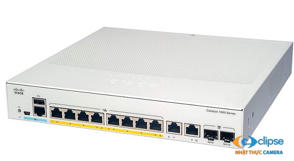 Switch PoE 8 cổng CISCO C1000-8T-E-2G-L