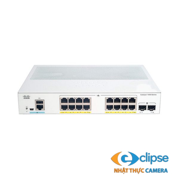 Switch PoE 16 cổng CISCO C1000-16T-2G-L