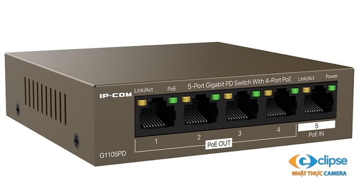 Thiết bị switch PoE 4 cổng G1105PD