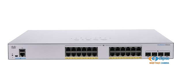 Switch PoE 24 cổng CISCO CBS350-24S-4G-EU