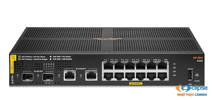 Aruba JL679A - Thiết bị switch poe 12 cổng 139W 2SFP+