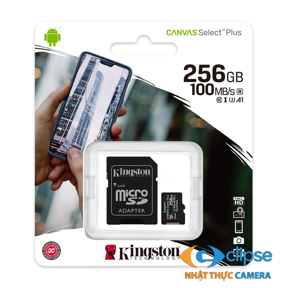 Thẻ nhớ Kingston 256GB, MicroSD