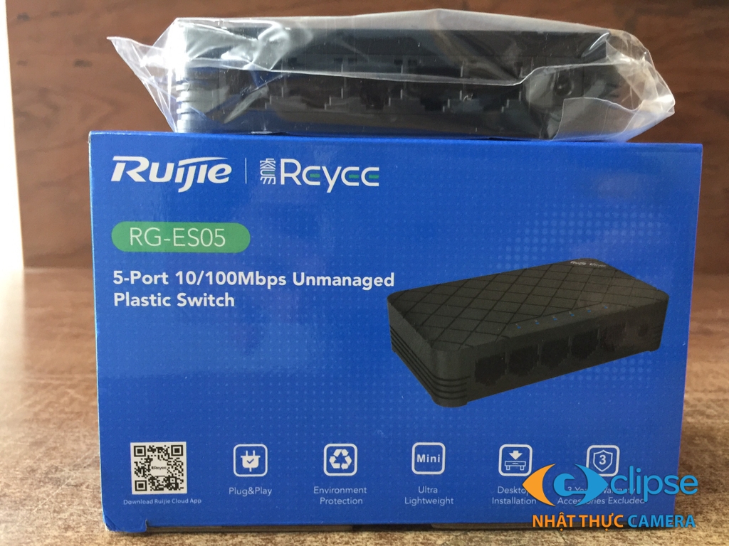 Switch Ruijie RG-ES05- 5-Port 10/100Mbps