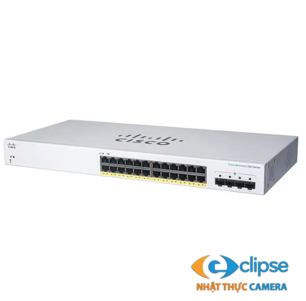 Switch PoE 16 cổng CISCO CBS220-16P-2G-EU