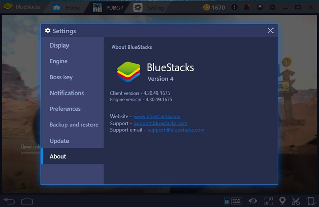 Phần mềm giả lập android Bluestacks