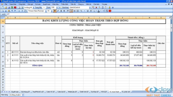 Phần Mềm Dự Toán G8 Full Crack