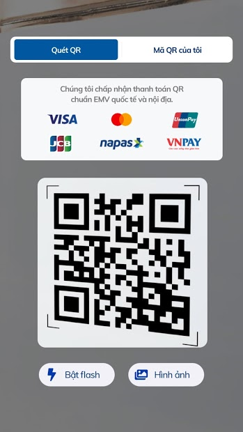 Cách tạo mã QR trên ứng dụng của Sacombank