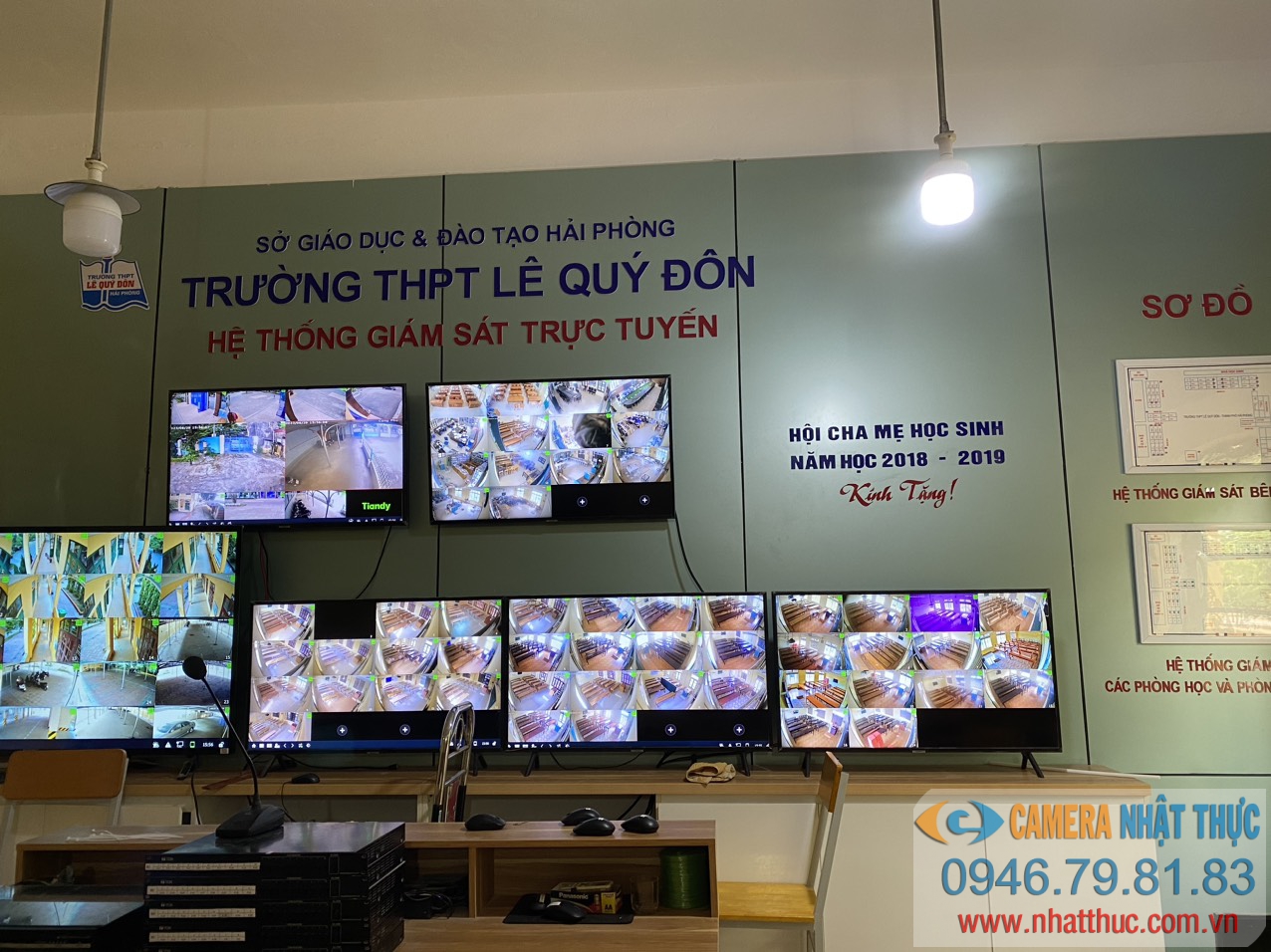 Hệ thống quản lý camera tại trường