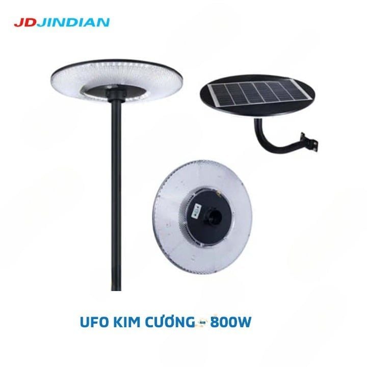 Đèn sân vườn năng lượng mặt trời JDJINDIAN UFO kim cương - L800