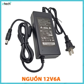 Nguồn Camera Acbel 12V-6A có đèn báo