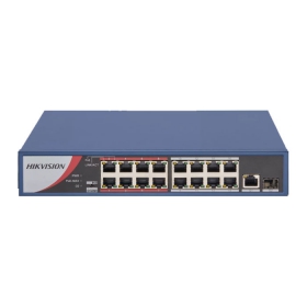 Switch Hikvision DS-3E0318P-E/M(B)(C) - 16-Port PoE 100Mps