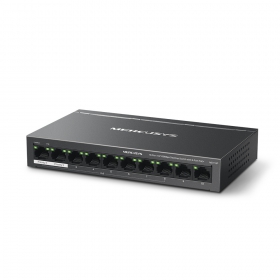 Switch Mercusys MS110P, 8-Port PoE+, 2-Port Uplink