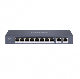 Switch Hikvision DS-3E0310P-E/M: 8-Port PoE 100Mbp