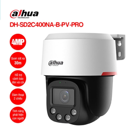 Camera IP PT 4MP Dahua DH-SD2C400NA-B-PV-PRO