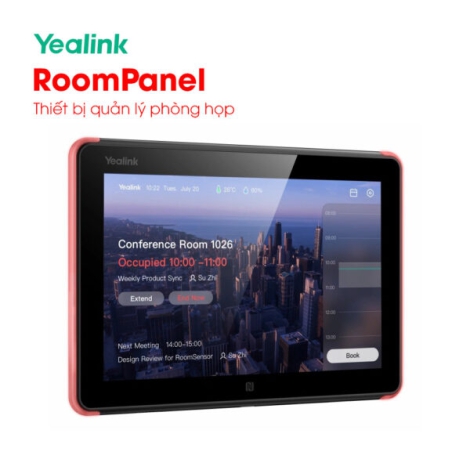 Yealink RoomPanel: Thiết bị quản lý phòng họp thông minh